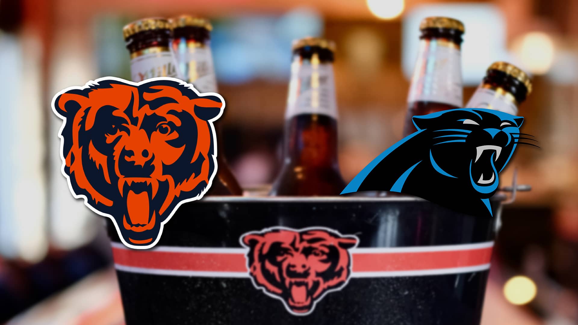 Promotional image for Chicago Bears @ Carolina Panthers on September 13, 2026, at Carol's Pub