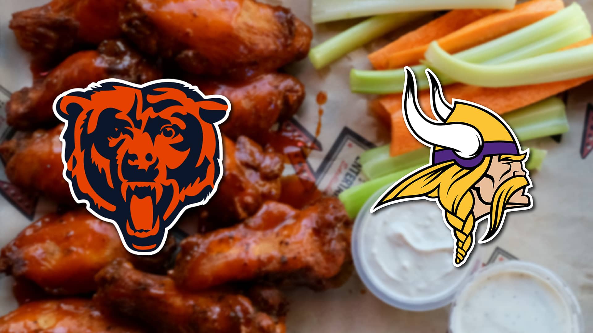 Promotional image for Chicago Bears vs Minnesota Vikings on September 20, 2026, at Carol's Pub
