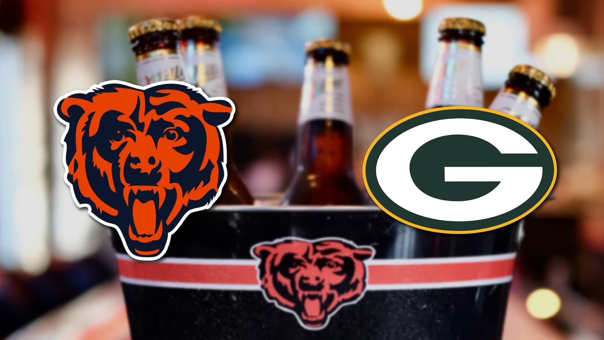 Promotional image for Chicago Bears @ Green Bay Packers on October 11, 2026, at Carol's Pub