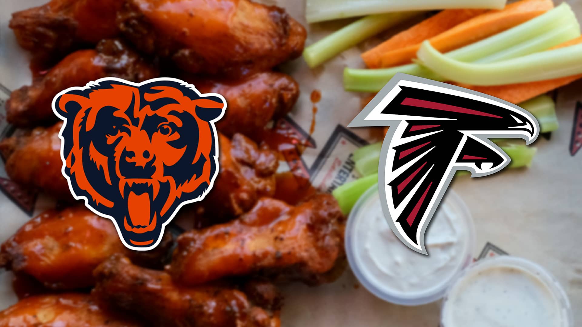 Promotional image for Chicago Bears @ Atlanta Falcons on October 18, 2026, at Carol's Pub