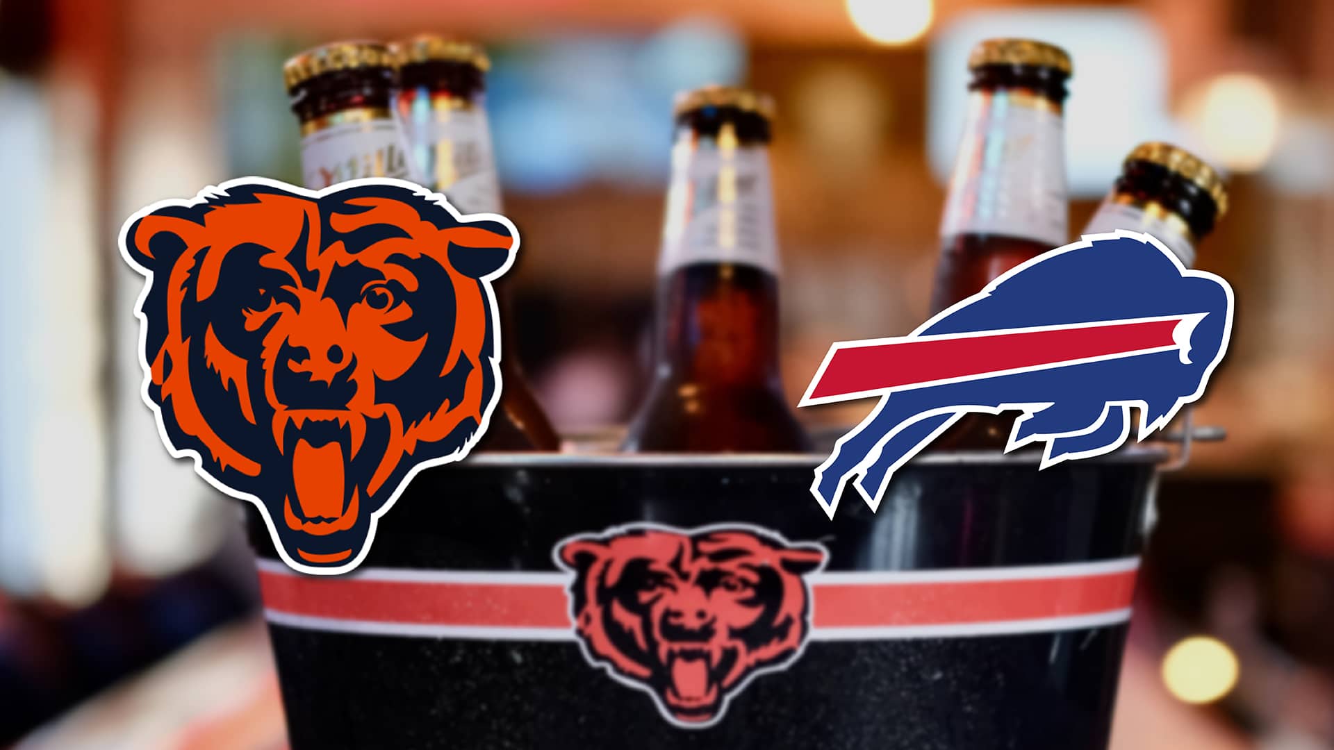 Promotional image for Chicago Bears @ Buffalo Bills on December 19, 2026, at Carol's Pub