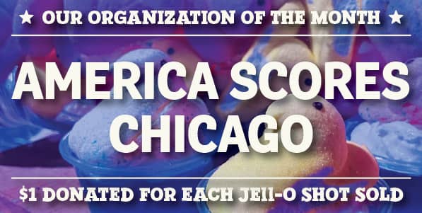 Poster for America Scores Chicago, April's Organization of the Month